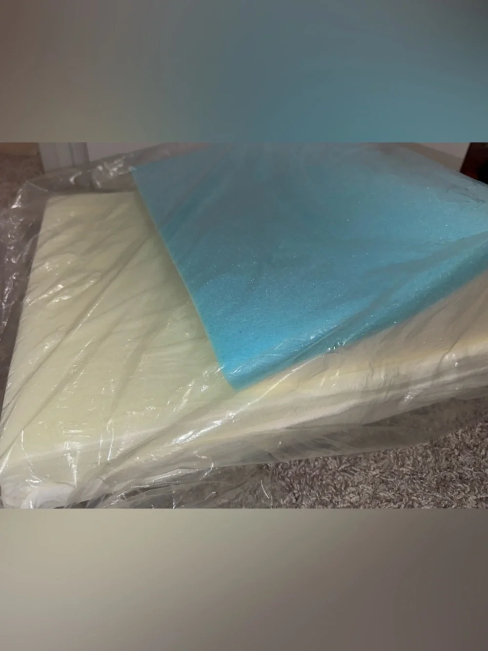 Memory Foam Recliner Cushion Pillow Set Lumbar & Seat Support 2PCS New No Cover